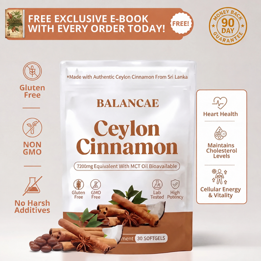 Ceylon Cinnamon 7200mg Equivalent with MCT Oil